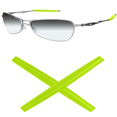 Mryok Replacement Earsocks for Oakley Crosshair 1.0 Sunglass - Green