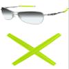 Mryok Replacement Earsocks for Oakley Crosshair 1.0 Sunglass - Green view 1