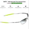 Mryok Replacement Earsocks for Oakley Crosshair 1.0 Sunglass - Green view 3