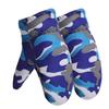FakeFace Kids Ski Mittens for Girls Boys Winter Insulated Waterproof Ski Gloves Warm Fleece Lined 3-5 Y (Blue Camou, XS: For Unisex Kids 3-5 Y) view 1