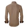 Alex Vando Mens Rayon Dress Shirts Wrinkle Free Regular Fit Stretch Button Down Shirt,Macaroon,XL view 2