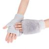 PURFUN Fuzzy Faux Fur Knitted Gloves Women Winter Thermal Soft Cycling Driving Fingerless Gloves Short Office Typing Writing Touch Screen Gloves Mitten Hand Warmer view 3