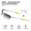 Mryok Replacement Earsocks Nosepiece for Oakley Crosshair 2.0 OO4044 Sunglass - Green view 3