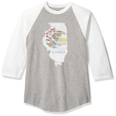 State Pride Heathered Baseball Jersey