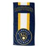 Northwest MLB Milwaukee Brewers Unisex-Adult Beach Towel, 30" x 60", Zone Read view 1