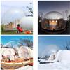 Foammaker Transparent Viewing 360 Dome Inflatable Outdoor Camping Bubble Tent (10/13/16/20 Feet) with 6.5 Feet Single Tunnel and Blower view 4