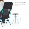 Helinox Packable Side Table for Camping, Backpacking, Picnics, and The Beach, Small - 10.5 Inch, Black view 2
