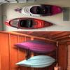 Whrsinlor Kayak Heavy Duty Storage Hooks, 15Inch Jumbo Arm Wall Mounted Canoe Storage Hanger 6 Pack Utility Organizer for Paddle Board, Surfboard, Snow Board, Wake Board view 3