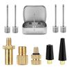 HDNNC Bicycle Valve Adapter DV AV SV Converter, Ball Pump Needle, Inflation Needle, Air Pump Needle Set for All Bike, Sports Ball and Inflatable Equipment 10PCS view 1