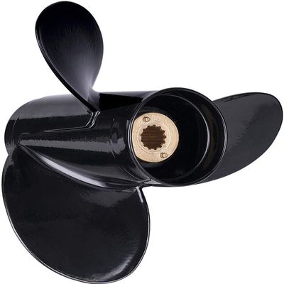 Made Aluminum Outboard Propeller for Mercury Engines 30-70HP, 13 Spline Tooth, RH