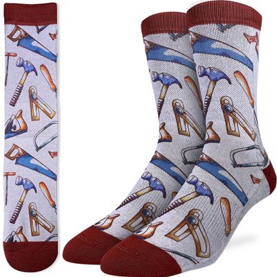 Good Luck Sock Men's Tools Socks, Adult, Shoe Size 8-13