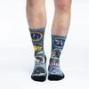 Good Luck Sock Men's Apollo Mission Patches Socks, Adult, Shoe Size 8-13 view 2
