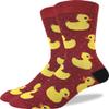 Good Luck Sock Men's Rubber Ducks Socks, Big & Tall, Shoe Size 13-17 view 1