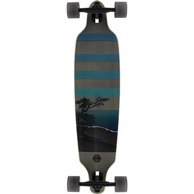 San Clemente Longboards Night Lake Drop Through Longboard Complete Skateboard - 9" x 38"