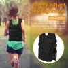 Maxmartt Pocket Weighted Vest for Men and Women 50KG Oxford Cloth Adjustable Workout Weight Vest Strength Training Vest Training Weighted Jacket (Without Plates Weights) view 2