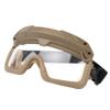 ATAIRSOFT Tactical Anti Fog Safety Protection 2 Modes Goggles Glasses for Airsoft Hiking Paintball Hunting Clear lenses view 1