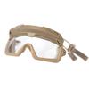 ATAIRSOFT Tactical Anti Fog Safety Protection 2 Modes Goggles Glasses for Airsoft Hiking Paintball Hunting Clear lenses view 2
