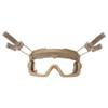 ATAIRSOFT Tactical Anti Fog Safety Protection 2 Modes Goggles Glasses for Airsoft Hiking Paintball Hunting Clear lenses view 3