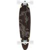 San Clemente Longboards Tiger Lilly Pintail Cruiser Complete Skateboard - 8" x 34" view 1