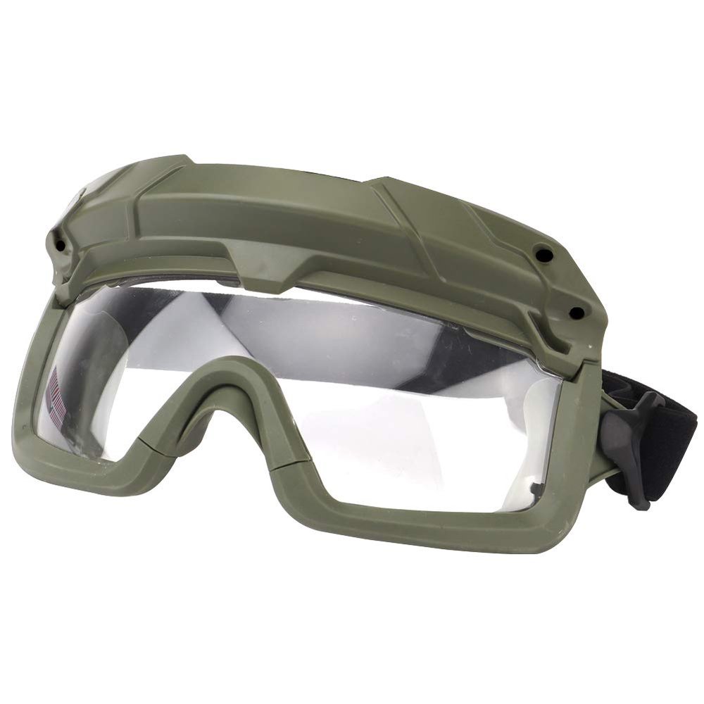 ATAIRSOFT Tactical Anti Fog Safety Protection 2 Modes Goggles Glasses for Airsoft Hiking Paintball Hunting Clear lenses
