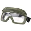 ATAIRSOFT Tactical Anti Fog Safety Protection 2 Modes Goggles Glasses for Airsoft Hiking Paintball Hunting Clear lenses view 1
