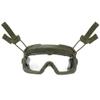 ATAIRSOFT Tactical Anti Fog Safety Protection 2 Modes Goggles Glasses for Airsoft Hiking Paintball Hunting Clear lenses view 2