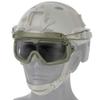 ATAIRSOFT Tactical Anti Fog Safety Protection 2 Modes Goggles Glasses for Airsoft Hiking Paintball Hunting Clear lenses view 4