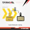 TOP BRAKE Disc Electric Bike Brake Pads for Shimano Deore M515 M525 TRP Hylex TEKTRO Orion | E-Bikes, E-MTB, Bike Parking | E-Bike Compound,Long Lasting, Premium E+ Version, Gold view 4