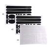 Alomejor Decal Stickers Chainstay and Frame Protector Kit for Mountain Road Chain Protective Black(Clear) view 1
