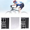 Alomejor Decal Stickers Chainstay and Frame Protector Kit for Mountain Road Chain Protective Black(Clear) view 3