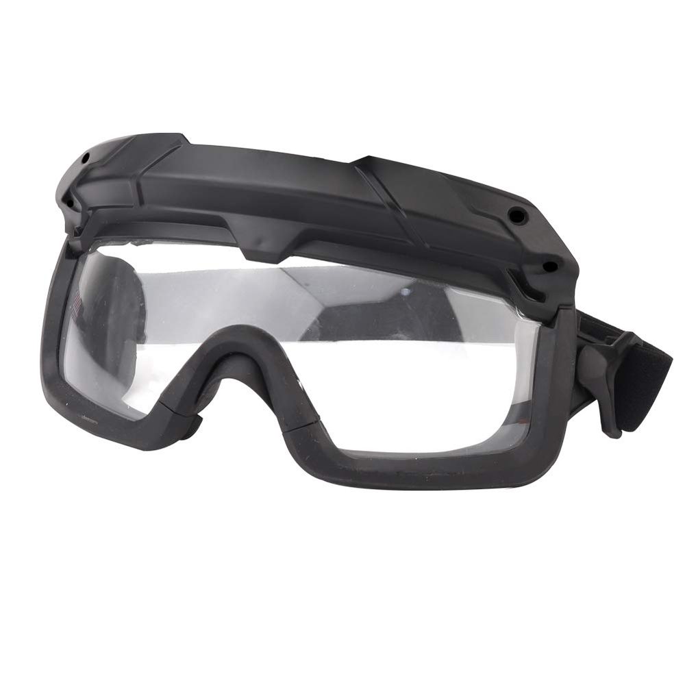 ATAIRSOFT Tactical Anti Fog Safety Protection 2 Modes Goggles Glasses for Airsoft Hiking Paintball Hunting Clear lenses