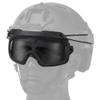 ATAIRSOFT Tactical Anti Fog Safety Protection 2 Modes Goggles Glasses for Airsoft Hiking Paintball Hunting Clear lenses view 4