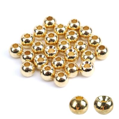 Maxcatch 100PC/LOT Tungsten Fly Tying Beads Head for Nymph Fishing Materials 10 Colors (Gold, 5/32'' (3.8 mm))