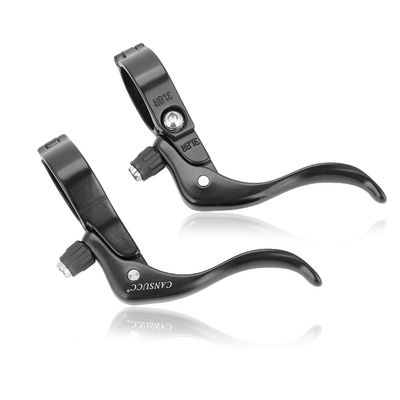 Keenso 1 Pair 31.8mm Brake Levers, Universal Lightweight Aluminum Alloy Road Brake Lever Set