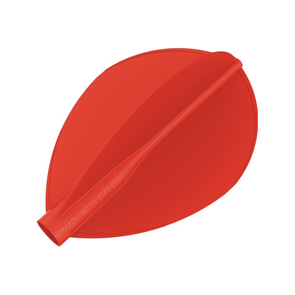 8 Flight Red Teardrop Pro Dart Flights