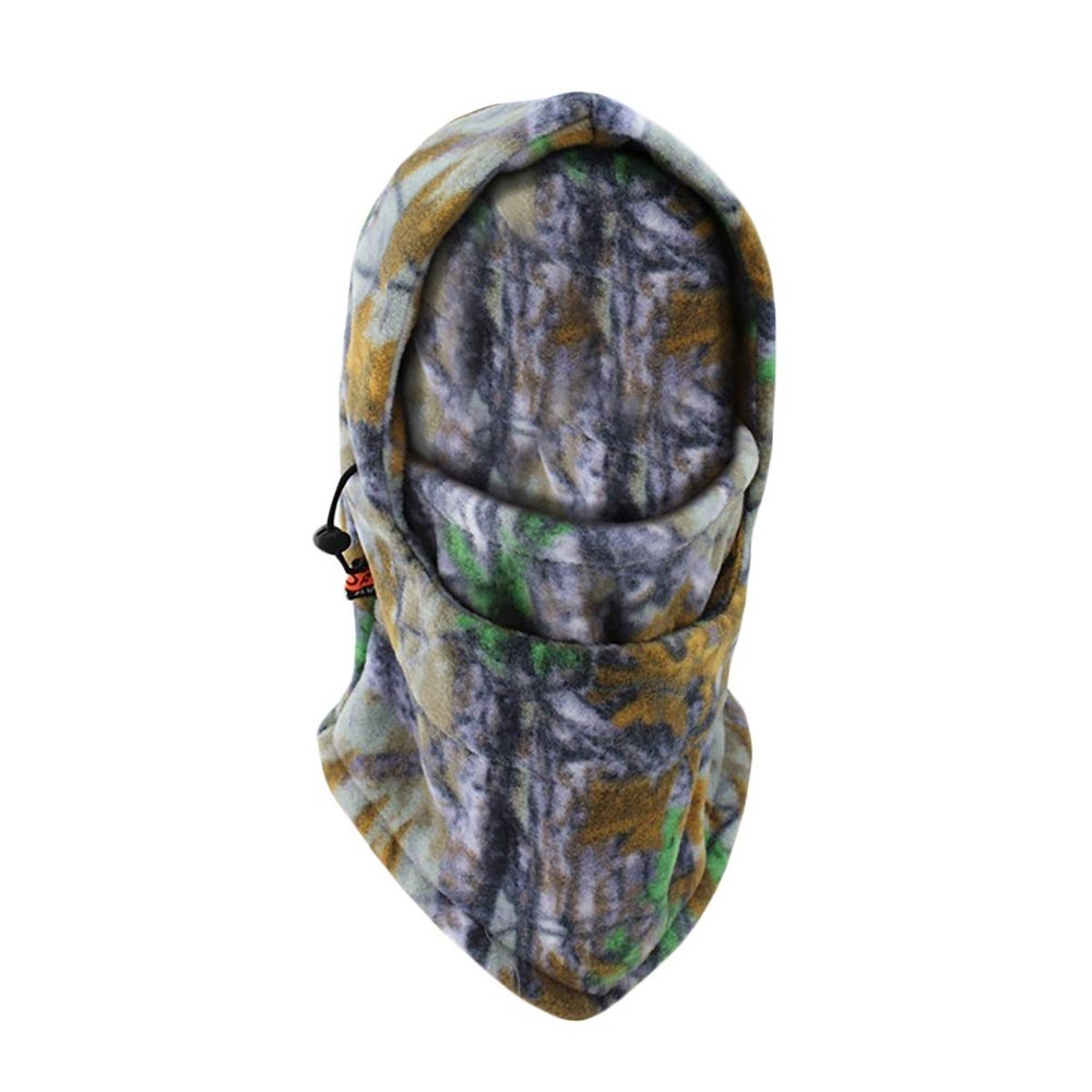 LKXHarleya Camouflage Balaclava Ski Mask, Windproof Balaclava Fleece Hood Motorcycle Winter Neck Warmer