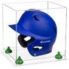 Acrylic Display Case for Baseball Batting Helmet Premium Baseball Display Case with Clear Base and Polished Edges Durable Display Cases for Collectibles .Dim: 12.25" L x 10" W x 10.5" H (A012-GRR) view 1