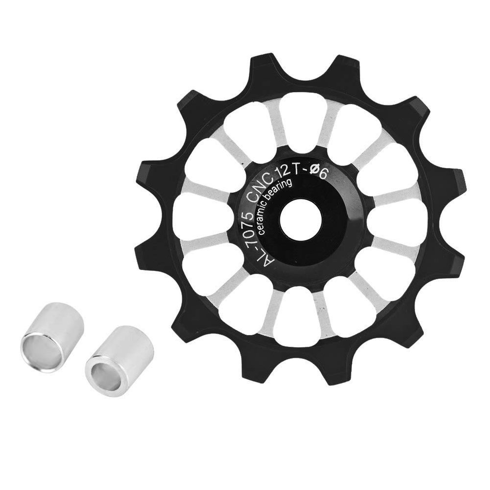 Derailleur Pulley, Lightweight Ceramic Bearing Sealed Bicycle Pulley for Road Mountain BMX Cyclists Daily Maintenance