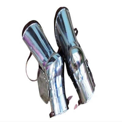 Combat Leg Armor, Plate Legs, cuisses with poleyns Medieval Leg Guard Halloween Costume