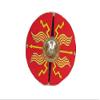 Nautical-Mart Roman Parma Shield - Red Medieval Viking Shield Roman view 1