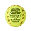 Personalized Custom Softball- Dad to Son - Mom to Son - Grandpa to Grandson - Grandma to Grandson - Graduation Birthday Wedding Anniversary (to Our Daughter) view 1