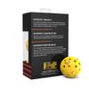 Velocity Outdoor Pickleball Balls, 6 Pack in Yellow - USAPA Approved Official Size and Weight 40 Hole Pickleballs view 2