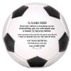 Personalized Custom Soccer Ball - Dad to Son - Mom to Son - Grandpa to Grandson - Grandma to Grandson - Graduation Birthday Wedding (Full Size Regulation, Personalized) view 2