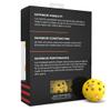 Velocity Outdoor Pickleball Balls, 12 Pack in Yellow - USAPA Approved Official Size and Weight 40 Hole Pickleballs view 2