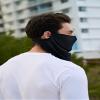 Coolibar UV Face Shield - UPF 50+ Sun Protection - Crestone in Black view 4