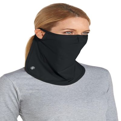 Coolibar UV Face Shield - UPF 50+ Sun Protection - Crestone in Black