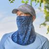 Coolibar UV Face Shield - UPF 50+ Sun Protection - Crestone in Black view 3
