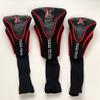 NCAA Texas Tech Red Raiders Golf Contour Head Covers Black, Set of 3 view 1