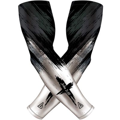 B-Driven Sports Premium Pro-Fit Compression Arm Sleeves for Men Women & Youth 44 Graphic Designs Improve Circulation Reduce Muscle Fatigue Enhance Performance for Baseball Football & More (1 Pair)