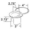 Manufacturers' Select Itc Boat Transom Shower with 8' Hose (8' Nylon Hose, White Plastic Sprayer) (X002CHY21X) view 2